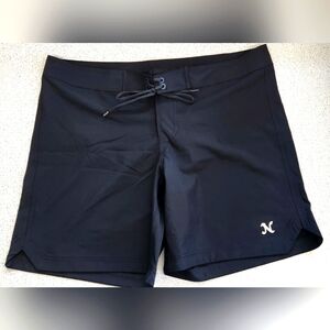 Nabevin Women's Swim Sport Board Shorts Quick Dry UPF50+ Drawstring Size L